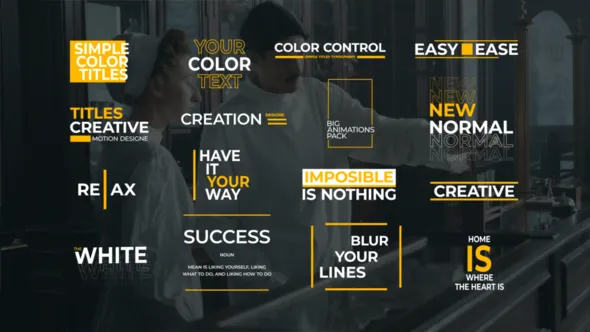 16个现代文字大标题组合动画FCPX插件下载 16 Modern Titles