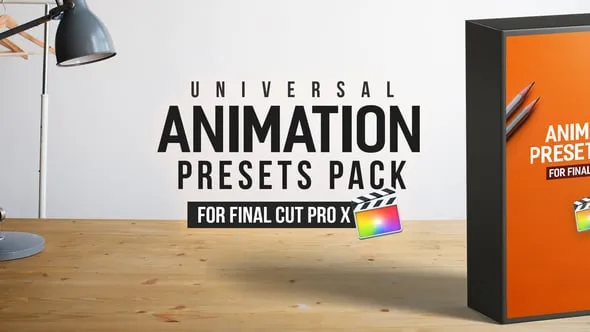 110个出入动画循环动作预设FCPX插件 Animation Presets Pack
