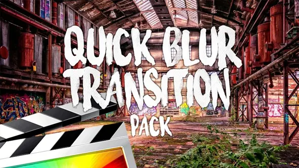 12个快速模糊过渡转场动画FCPX插件 Ryan Nangle – Quick Blur Transitions