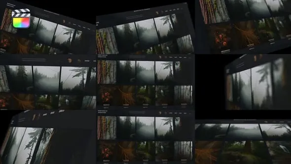 30种平面转三维镜头运动效果动画FCPX插件 Essential 2D & 3D Motion