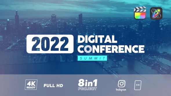 时尚动态图文介绍活动促销展示动画FCPX模板 Event Promo