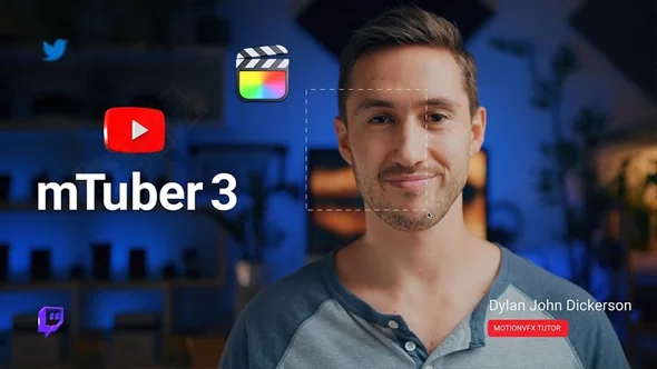 84种网络社交媒体视频图文排版背景字幕条Logo标志开场过渡转场图形动画FCPX插件 motionVFX – mTuber 3