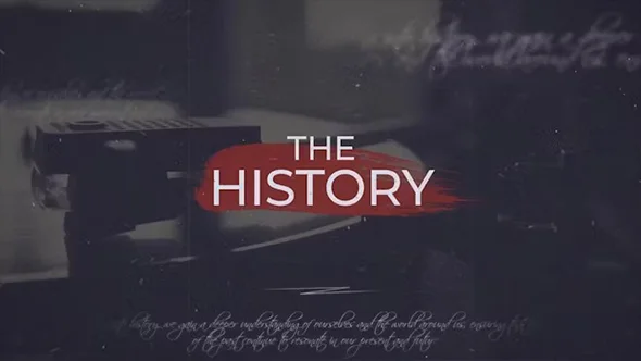 历史回顾时间线老照片幻灯片动画模板FCPX插件 History Timeline