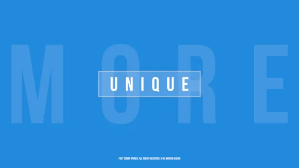 动感时尚文字标题展示快闪展示动画FCPX模板 Stomp Opener