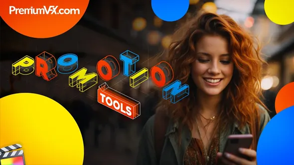 30个商业产品促销展示宣传推广文字标题图文排版动画工具包FCPX插件 PremiumVFX – Promotion Tools