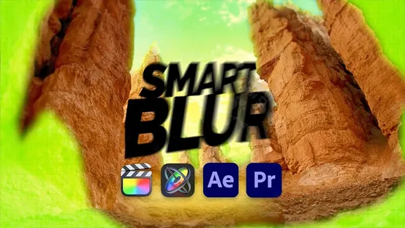 智能AI运动变焦景深模糊特效FCPX/AE/PR插件 omotion – Smart Blur 汉化版