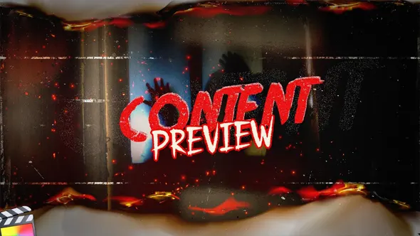 60个恐怖灵异悬疑电影血腥暗黑能量氛围调色效果标题过渡动画预设FCPX插件 PremiumVFX – Grindhouse Graphics 汉化版