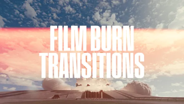 20种复古电影光效闪烁转场过渡预设FCPX插件 Film Burn Transitions 汉化版
