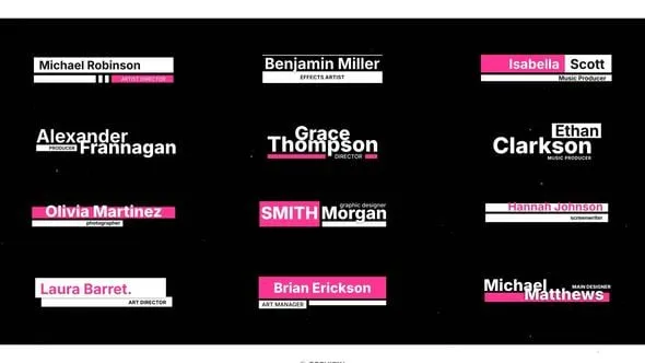 24款简约时尚快速文字标题字幕条动画FCPX插件 Fastest Lower Thirds 汉化版