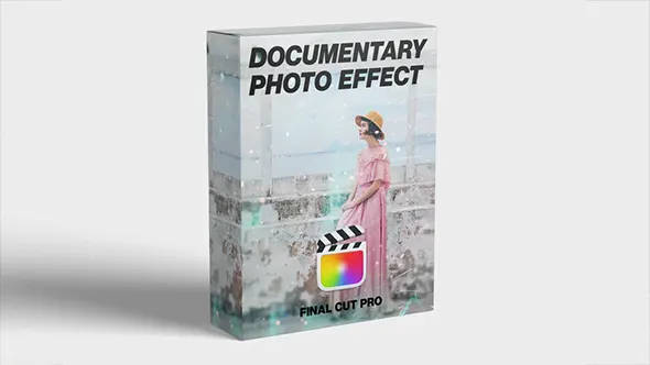 复古历史纪录片镜头缩放动态粒子飞散效果FCPX插件 FCPX Full Access – Documentary Photo Effect 汉化版