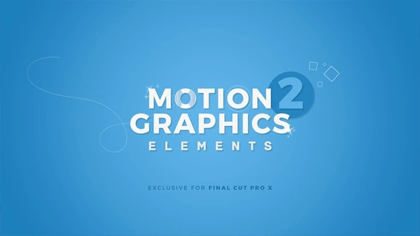 161个简洁炫酷多彩MG动态图形元素动画FCPX插件 LenoFX – Motion Graphics Elements 2 汉化版