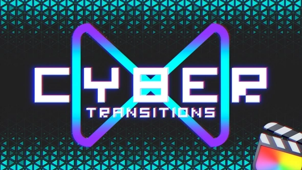 40种未来科技赛博朋克风格故障损坏干扰转场预设FCPX插件 IF Motion – Cyber Transitions 汉化版