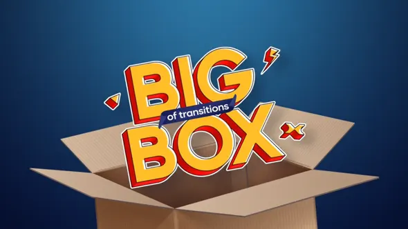 230个创意图形表情3D翻转移动缩放故障闪光转场预设FCPX插件 Century Creatives – Big Box of Transitions 汉化版