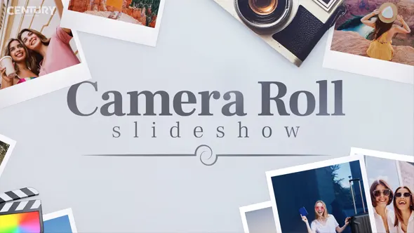 温馨时尚相册照片摄影作品幻灯片展示动画FCPX插件 Century Creatives – Camera Roll Slideshow 汉化版