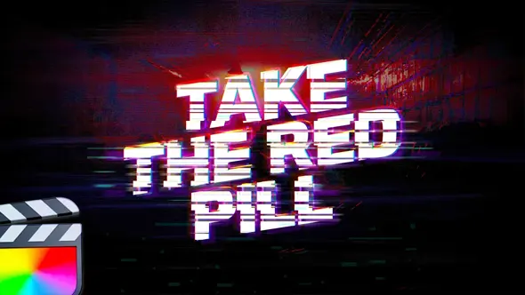 25款变形扭曲抖动拉伸色彩失真故障效果文字标题动画预设FCPX插件 Stupid Raisins – Glitch Pop 汉化版