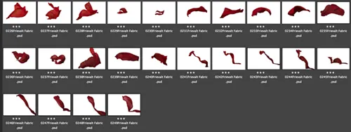 375款国外婚纱大片裙摆拖尾丝绸飘纱合成PSD合成素材 Frievalt Flying Fabric Overlays