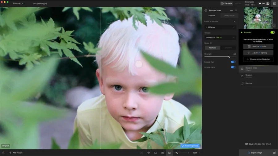 Topaz Photo AI v4.0.1 破解版 Mac专业AI增强放大降噪锐化软件/PS插件