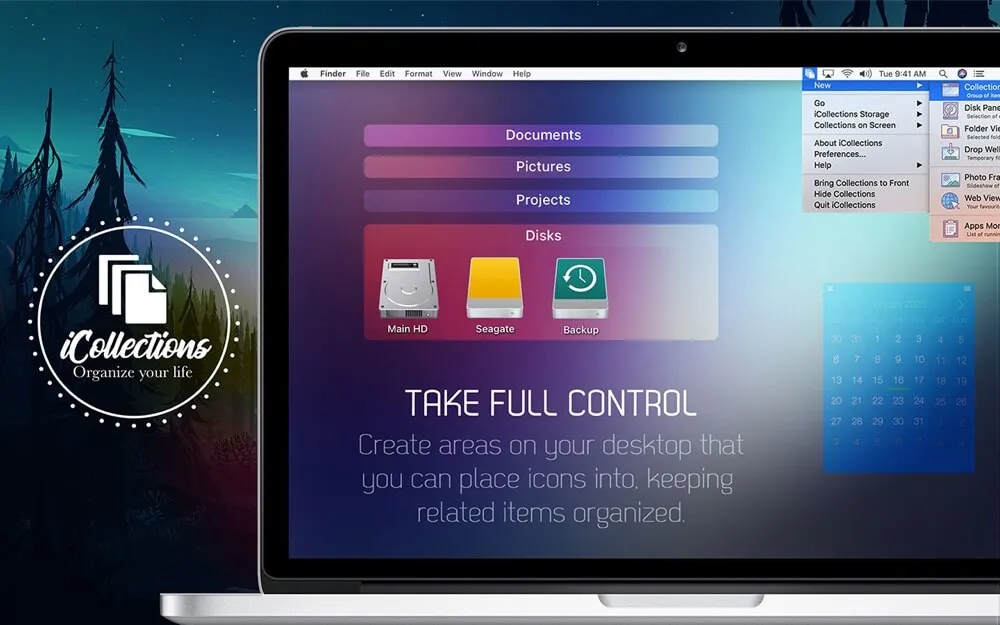 iCollections v9.0.24 破解版 Mac桌面文件整理工具
