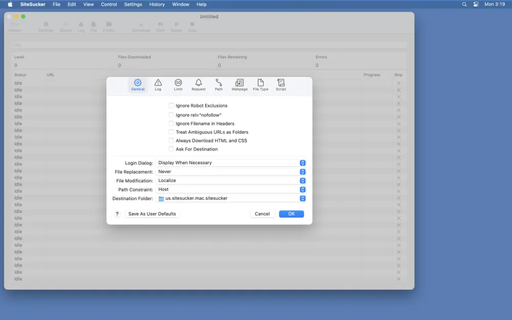 SiteSucker Pro v5.7.1 破解版 Mac网站数据下载扒网站仿站利器