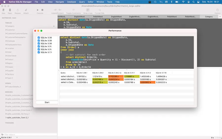 Native SQLite Manager v1.30.2 激活版 Mac极简SQLite数据库管理工具