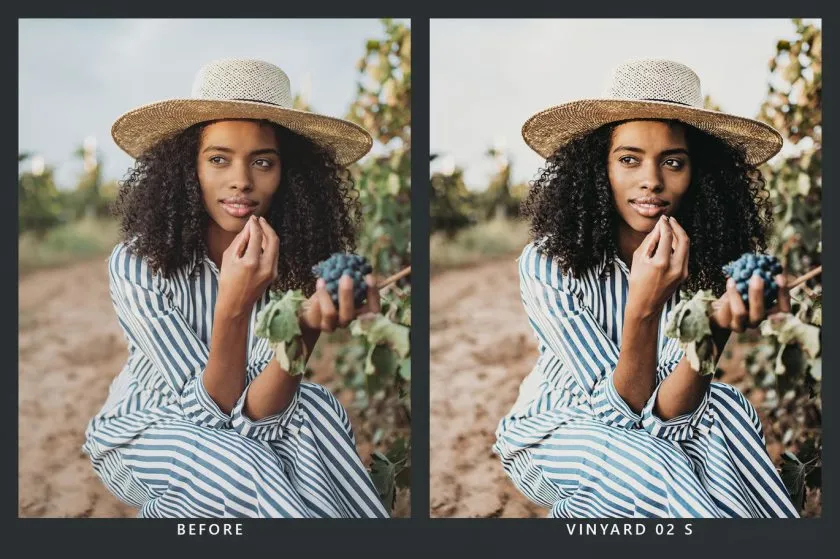 旅拍电影般的蓝色调Lightroom预设/APP滤镜/LUT预设 20 Blueberry Lightroom Presets & LUTs