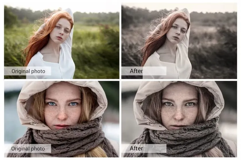 电影惊悚片人像调色Lightroom预设/PS动作和电影LUT预设 Thriller Movie Lightroom Presets
