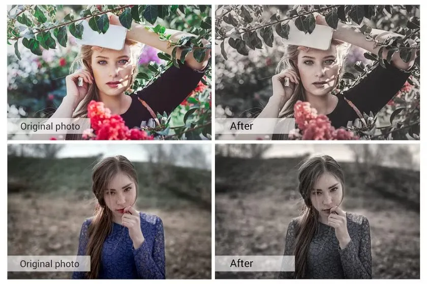 电影惊悚片人像调色Lightroom预设/PS动作和电影LUT预设 Thriller Movie Lightroom Presets